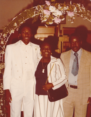 Harvey, Mary & Willie Joiner - 1977 at our wedding